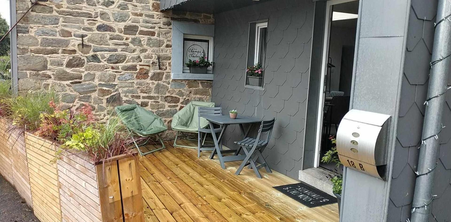 Ferienwohnung Aux Champs Des Cloches Houffalize Zimmer foto